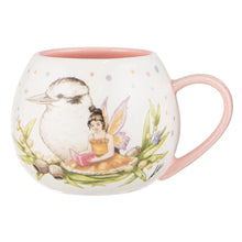 Load image into Gallery viewer, Kookaburra Aussie Fairies Hug Mug