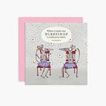 Load image into Gallery viewer, Twigseeds cards - When I count my blessings I count you twice. IRISH BLESSING