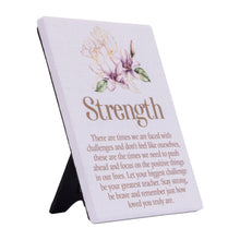 Load image into Gallery viewer, Plaque - STRENGTH - SPLOSH