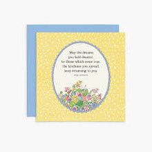 Load image into Gallery viewer, Twigseeds cards - May the dreams you hold dearest, be those which come true, the kindness you spread, keep returning to you. IRISH BLESSING