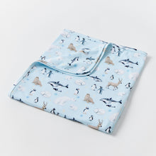 Load image into Gallery viewer, Swaddle, Bunny Rug Aurora Sealife range by Pilbeam