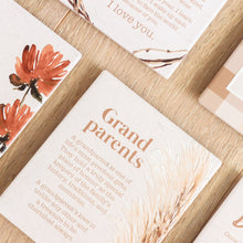 Load image into Gallery viewer, Grandparents Plaque (home sweet home)