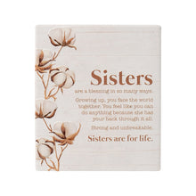 Load image into Gallery viewer, Sisters Plaque (home sweet home)