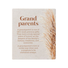 Load image into Gallery viewer, Grandparents Plaque (home sweet home)