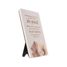 Load image into Gallery viewer, Self Love Plaque (home sweet home)
