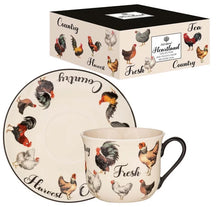 Load image into Gallery viewer, CHICKEN CUP /SAUCER SET