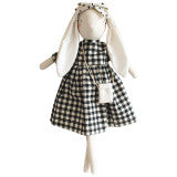 Load image into Gallery viewer, Alimrose 50cm Sofia Bunny Black Check
