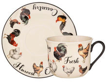 Load image into Gallery viewer, CHICKEN CUP /SAUCER SET