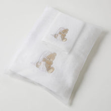 Load image into Gallery viewer, Nottinghill Bear Bath Towel & Washer in Organza Bag