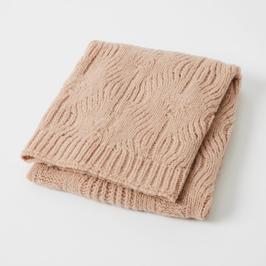 Florence Wool Blend Baby Blanket Dusty Pink.  Normally $114.99