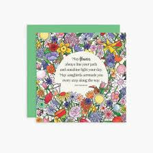 Twigseeds cards - May flowers always line your path and sunshine light your day.  May songbirds serenade you every step of the way.  IRISH BLESSING
