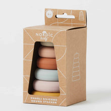 Load image into Gallery viewer, Silicone Round Stacker - Nordic Kids
