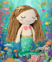 Load image into Gallery viewer, Mermaid plush Mimi
