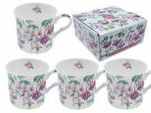 Load image into Gallery viewer, Set 5 Fuchsia Mugs - Heritage collection
