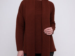 PINGPONG JUMPER WITH DETACHABLE BONUS SCARF