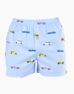 Large - Vintage car boxer shorts bamboo