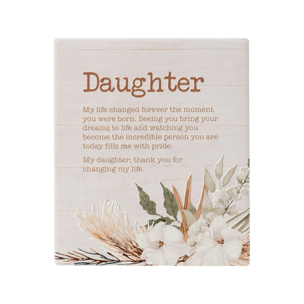Daughter Plaque (home sweet home)