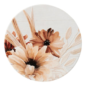 Floral Ceramic Coaster