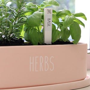 Chive Ceramic Herb Pick