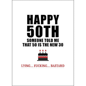 BIRTHDAY CARD DEFAMATIONS
