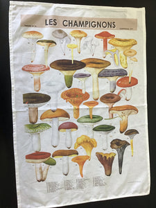 Champignons Cotton Teatowel