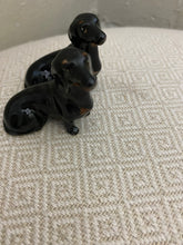 Load image into Gallery viewer, CERAMIC BLACK DACHSHUND
