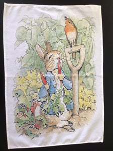 Peter Rabbit linen Teatowel