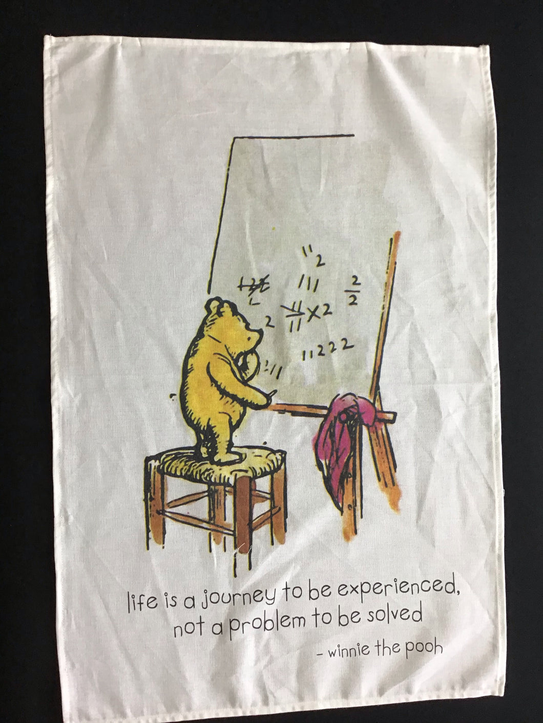 Winnie The Pooh Journey Cotton Teatowel