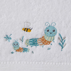 Little Critters Blue Bath Towel & Washer In organza bag