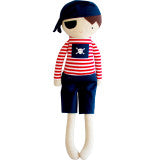 Alimrose Linen Pirate Boy Rattle