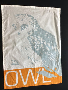 Owl cotton Teatowel
