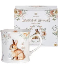 Load image into Gallery viewer, WOODLAND BUNNIES MUG

