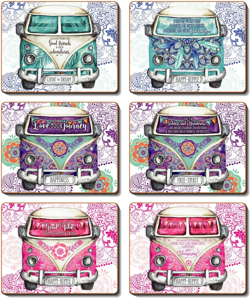 Kombie Hippy Placemats