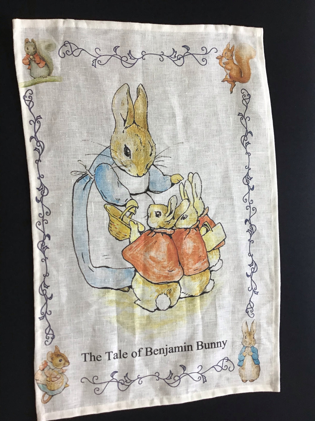 The tale of Benjamin bunny linen Teatowel